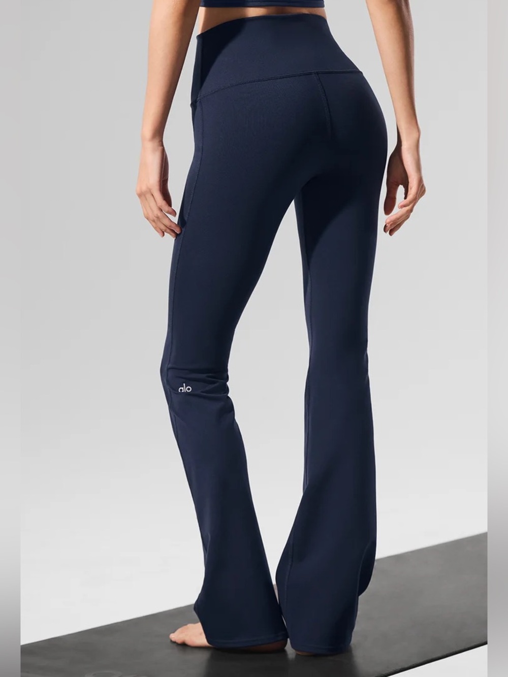 Alo Airbrush High-Waist Bootcut Legging (Regular) navy